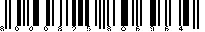 EAN-13 : 8000825806964