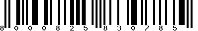 EAN-13 : 8000825830785