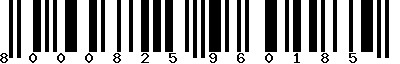 EAN-13 : 8000825960185