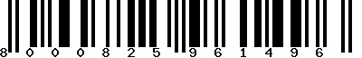 EAN-13 : 8000825961496