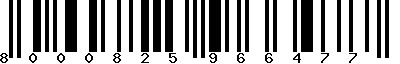 EAN-13 : 8000825966477