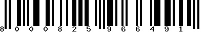 EAN-13 : 8000825966491