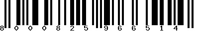 EAN-13 : 8000825966514