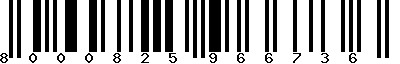 EAN-13 : 8000825966736