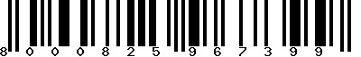 EAN-13 : 8000825967399