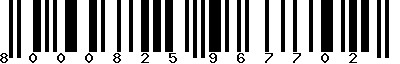 EAN-13 : 8000825967702