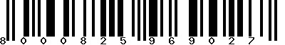 EAN-13 : 8000825969027