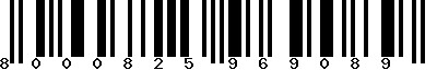 EAN-13 : 8000825969089