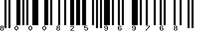 EAN-13 : 8000825969768