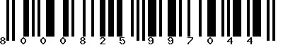 EAN-13 : 8000825997044