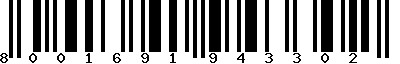 EAN-13 : 8001691943302