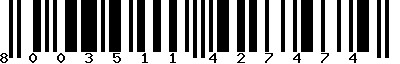 EAN-13 : 8003511427474