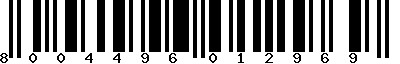 EAN-13 : 8004496012969