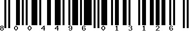 EAN-13 : 8004496013126