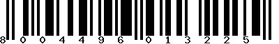 EAN-13 : 8004496013225