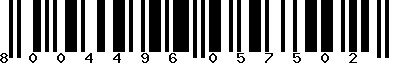 EAN-13 : 8004496057502