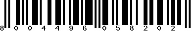 EAN-13 : 8004496058202