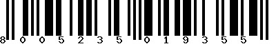 EAN-13 : 8005235019355