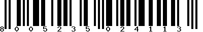 EAN-13 : 8005235024113