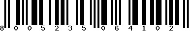 EAN-13 : 8005235064102