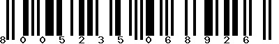 EAN-13 : 8005235068926