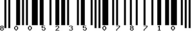 EAN-13 : 8005235078710