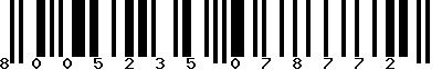 EAN-13 : 8005235078772