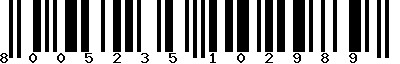 EAN-13 : 8005235102989