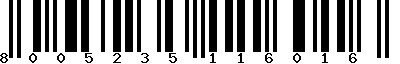 EAN-13 : 8005235116016