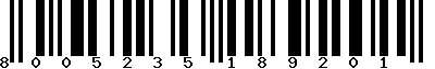 EAN-13 : 8005235189201