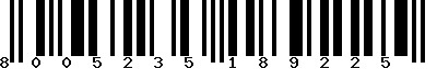 EAN-13 : 8005235189225