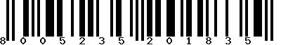 EAN-13 : 8005235201835