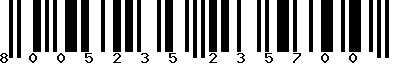 EAN-13 : 8005235235700