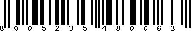 EAN-13 : 8005235480063
