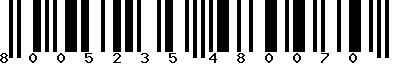 EAN-13 : 8005235480070