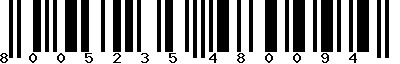 EAN-13 : 8005235480094