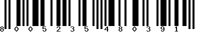 EAN-13 : 8005235480391