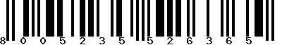 EAN-13 : 8005235526365