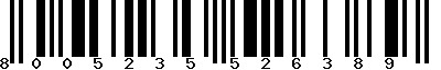 EAN-13 : 8005235526389