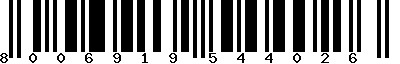 EAN-13 : 8006919544026