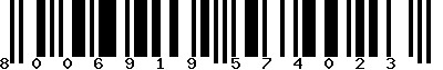 EAN-13 : 8006919574023