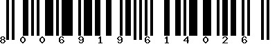 EAN-13 : 8006919614026