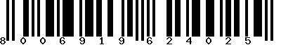 EAN-13 : 8006919624025