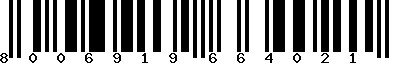 EAN-13 : 8006919664021