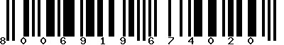 EAN-13 : 8006919674020