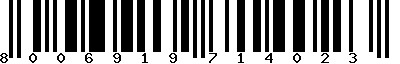 EAN-13 : 8006919714023