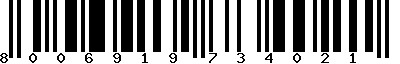 EAN-13 : 8006919734021