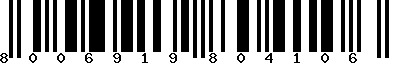 EAN-13 : 8006919804106