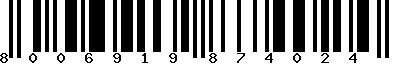 EAN-13 : 8006919874024