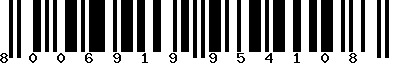 EAN-13 : 8006919954108